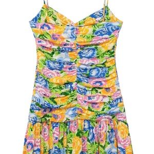 Zara, Olivia b neck floral printed dress size xs new with tags smoke free home